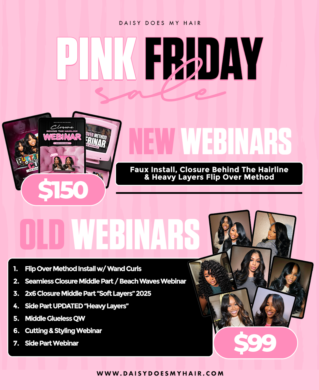 PINK FRIDAY $99 DEAL ( OLD WEBINARS )